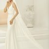 Bianco Evento Bianco Ivory Two Tier Beaded Edge Chapel Veil S396 New