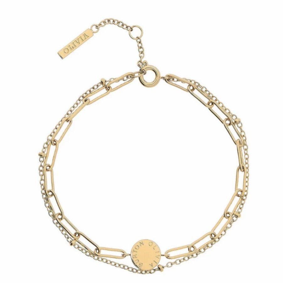 Olivia Burton Olivia Burton Illusion Gold Stacking Bracelet Clearance