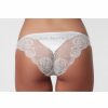 Poirier Ivory Satin And Lace Diamante Just Married Bridal Panties Wholesale