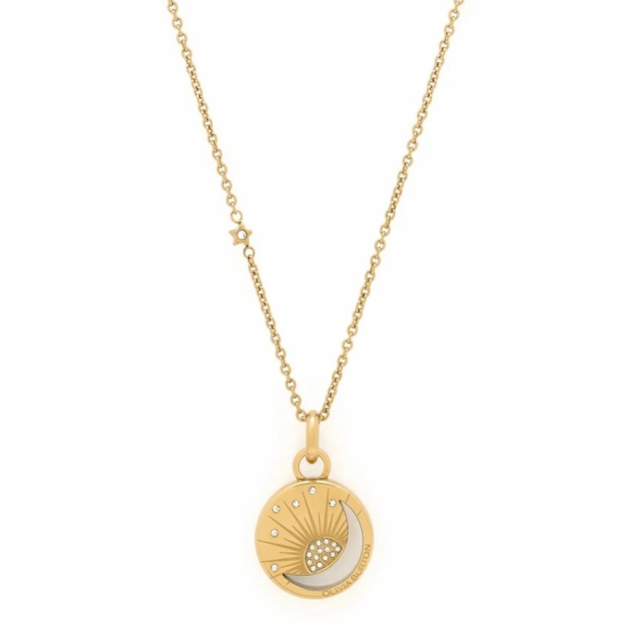 Olivia Burton Olivia Burton Celestial Sun Gold Plated Pendant Necklace Wholesale