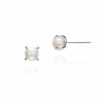 Ivory & Co Ivory And Co Cairo Silver Classic Pearl Stud Earrings New