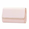 Perfect Bridal Perfect Bridal Dee Blush Satin And Diamante Clutch Bag Wholesale