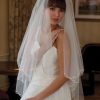 Joyce Jackson Joyce Jackson Sapporo Scalloped Edge Veil With Russian Braid Best