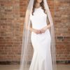 Perfect Bridal Perfect Bridal Ivory Single Tier Pearl Edge Cathedral Veil Clearance