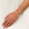 Lace & Favour Tuliana Freshwater Pearl Bridal Bracelet (Gold) Best