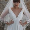 Joyce Jackson Joyce Jackson Barbados Double Row Satin Edge Veil Wholesale