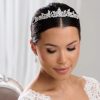 Lace & Favour Highgrove Silver Cubic Zirconia Crystal Bridal Tiara Online