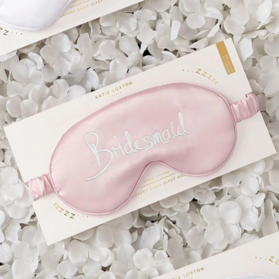 Katie Loxton Katie Loxton Bridesmaid Pink Satin Eye Mask New