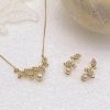 Ivory & Co Ivory And Co Aphrodite Gold Bridal Jewellery Set Wholesale