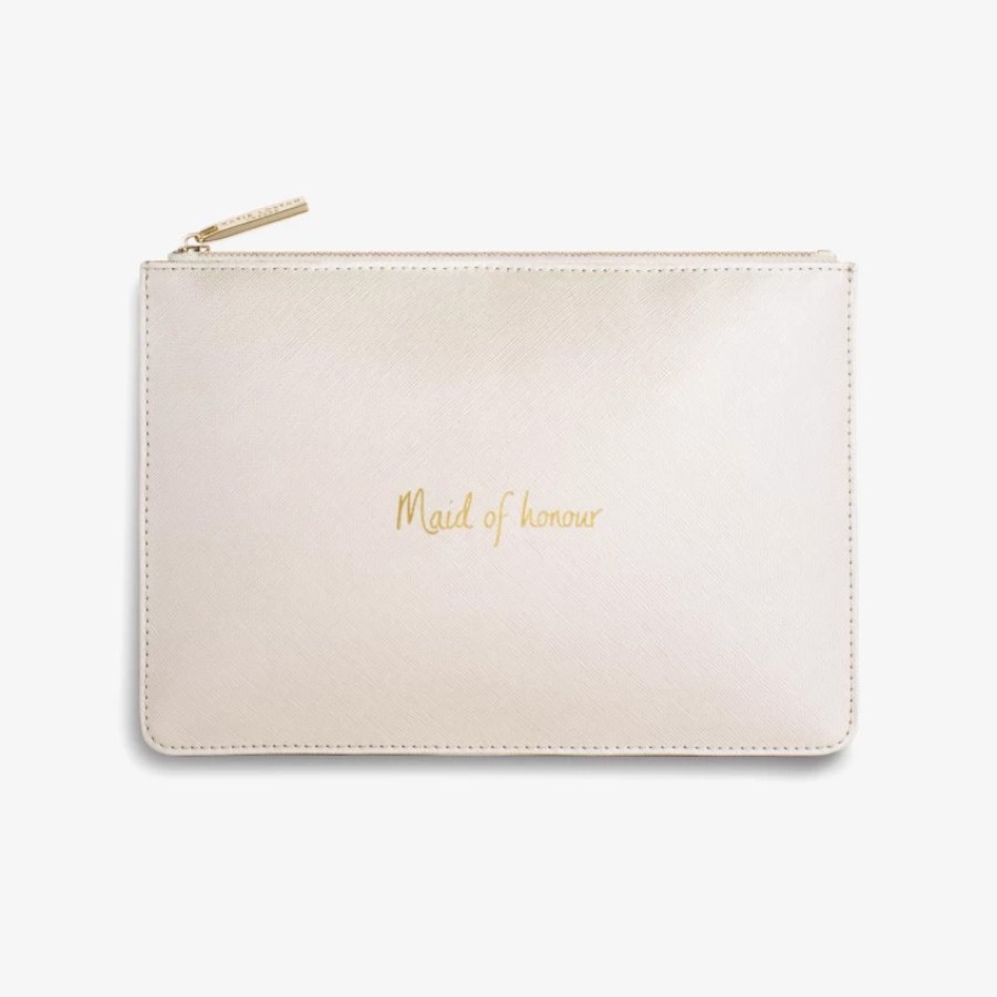 Katie Loxton Katie Loxton Maid Of Honour Pearlescent White Perfect Pouch Online