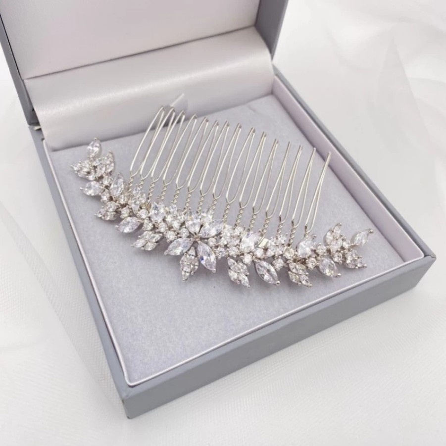 Lace & Favour Rapture Small Crystal Wedding Hair Comb Clearance