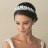 Ivory & Co Ivory And Co Alexandra Silver Crystal Embellished Bridal Tiara Hot