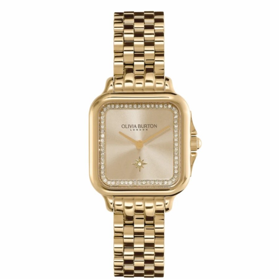 Olivia Burton Olivia Burton Grosvenor 28Mm Gold Bracelet Watch Best