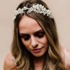 Arianna Arianna Odile Vintage Chunky Pearl And Crystal Headband Ar621 Hot