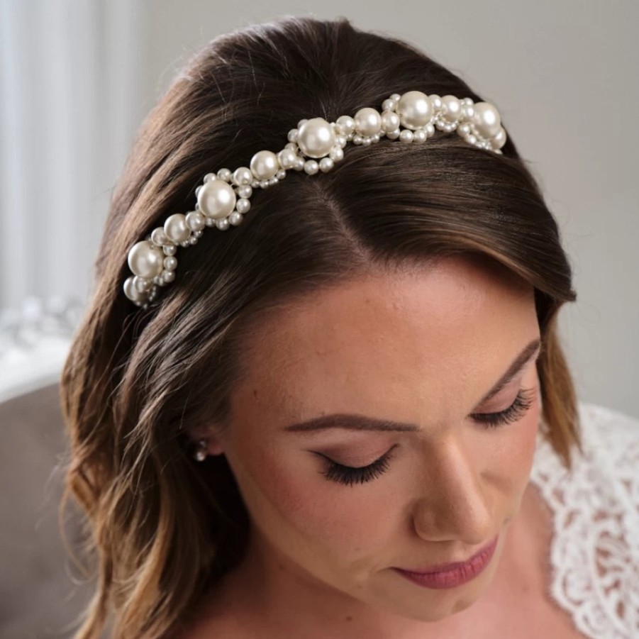 Arianna Arianna Nerina Chunky Pearl Headband Ar612 Online