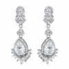 Lace & Favour Great Gatsby Crystal Chandelier Wedding Earrings Best