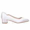 Perfect Bridal Perfect Bridal Sutton Dyeable Ivory Satin Low Block Heel Court Shoes Wholesale