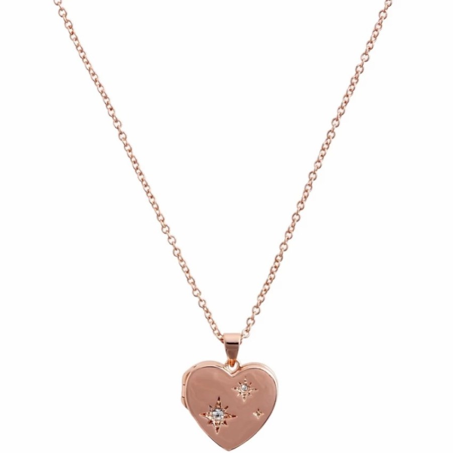 Olivia Burton Olivia Burton Rose Gold North Star Locket Necklace Wholesale