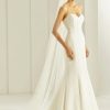 Bianco Evento Bianco Ivory Single Tier Beaded Edge Cathedral Veil S305 Hot