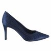 Perfect Bridal Perfect Bridal Stara Navy Crystal Embellished Pointed Courts Wholesale