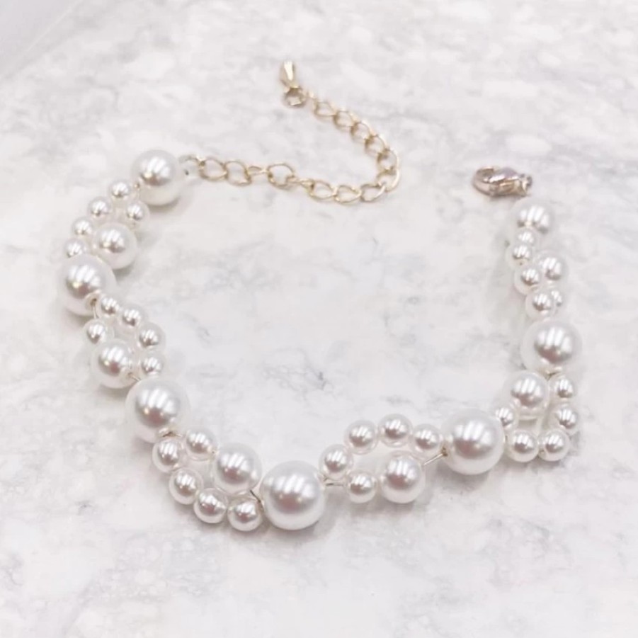 Arianna Arianna Siren Dainty Pearl Bracelet Arw611 Clearance