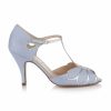 Rachel Simpson Rachel Simpson Mimosa Powder Blue Leather Vintage T-Bar Wedding Shoes Wholesale