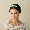 Ivory & Co Ivory And Co Sophie Floral Pearl And Crystal Wedding Tiara New