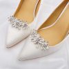 Lace & Favour Horizon Silver Crystal Starburst Shoe Clips Wholesale